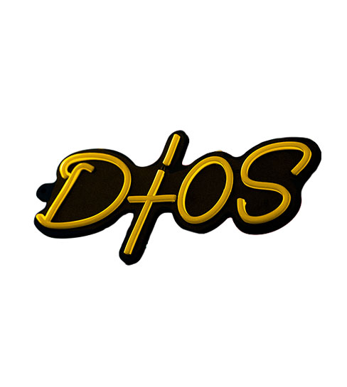 Letras "DIOS" neón TPG-LZ3516-A